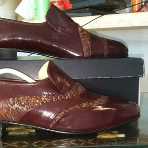 Stacy Adams Burgandy Leather Shoe